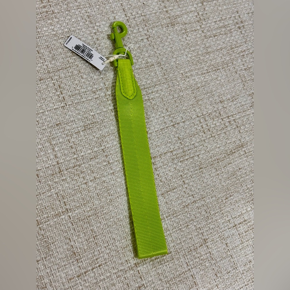 Vera Bradley Wide Lime Green Keychain